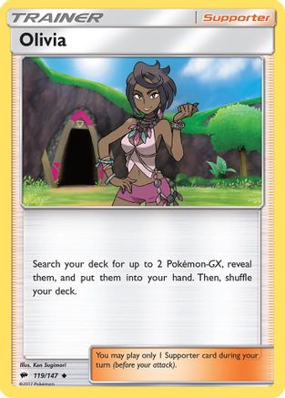 Olivia 119  SM  Burning Shadows - Uncommon