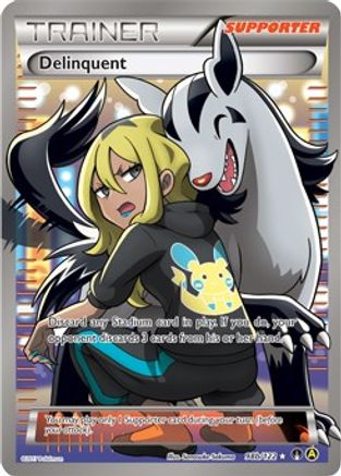 Delinquent (Full Art) 98b/122  - Holofoil Alternate Art Promos - Promo