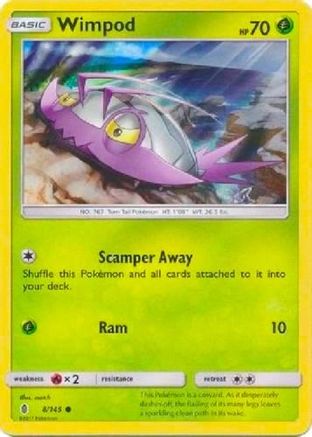 Wimpod - 8/145 (Collection Promo)/145  - Holofoil League & Championship Cards - Promo