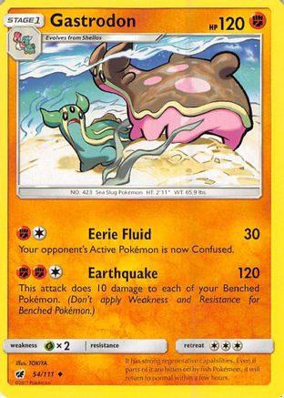Gastrodon 054  SM  Crimson Invasion - Uncommon
