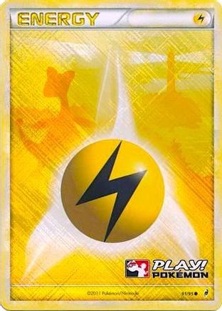 Lightning Energy (Play! Pokemon) 091/095  - Holofoil League & Championship Cards - Promo