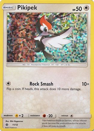 Pikipek - 11/12/12  - Holofoil McDonalds Promos 2017 - Promo