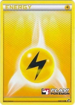 Lightning Energy (Play! Pokemon) 108/114  - Holofoil League & Championship Cards - Promo