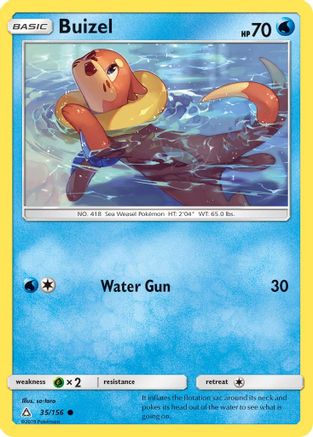 Buizel 035/156  SM  Ultra Prism - Common