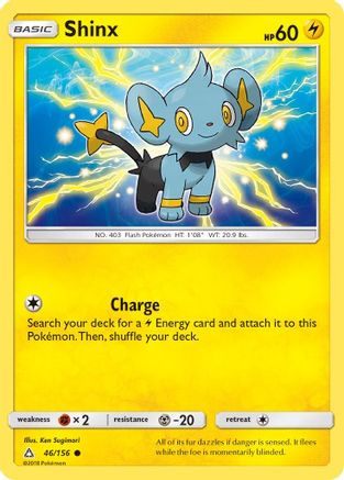 Shinx (46) (46) 046/156  SM  Ultra Prism - Common