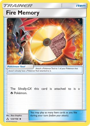 Fire Memory  - Reverse Holofoil SM  Ultra Prism - Uncommon