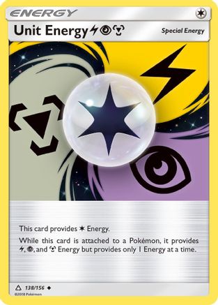 Unit Energy LPM 138  - Reverse Holofoil SM  Ultra Prism - Uncommon
