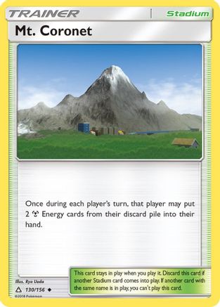 Mt. Coronet 130  - Reverse Holofoil SM  Ultra Prism - Uncommon
