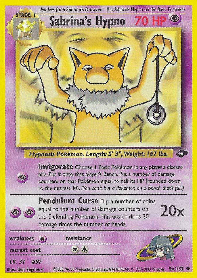 Sabrina's Hypno 056  - Unlimited Gym Challenge - Uncommon