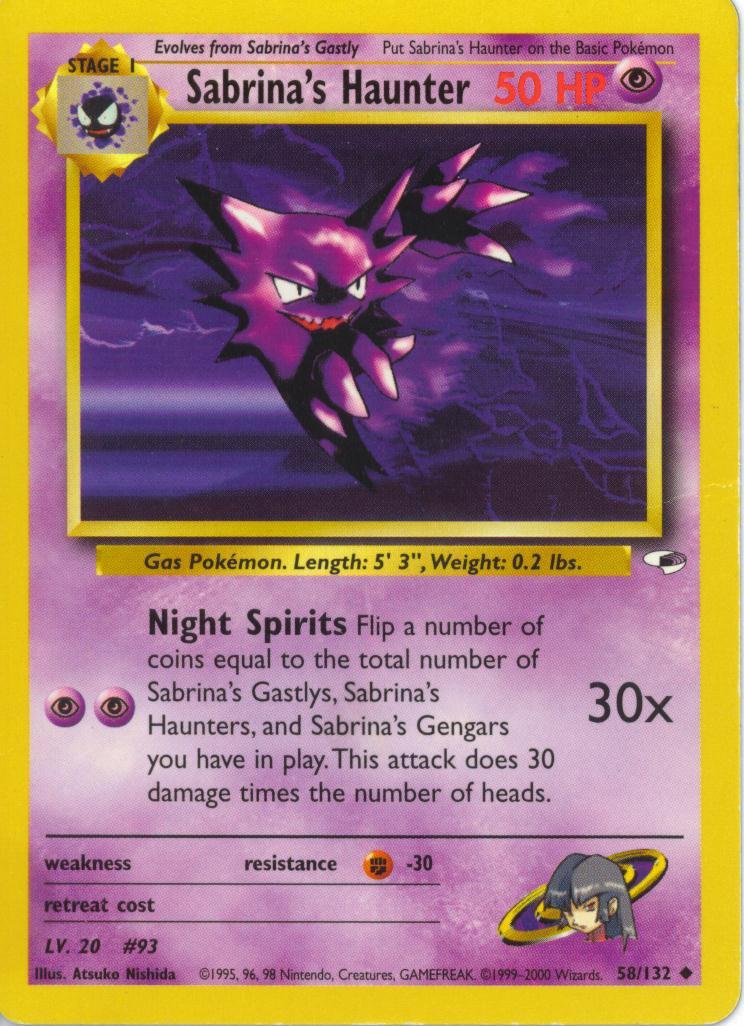 Sabrina's Haunter 058  - Unlimited Gym Heroes - Uncommon