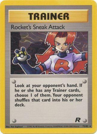 Rocket's Sneak Attack (72) (72) 072  - Unlimited Team Rocket - Rare