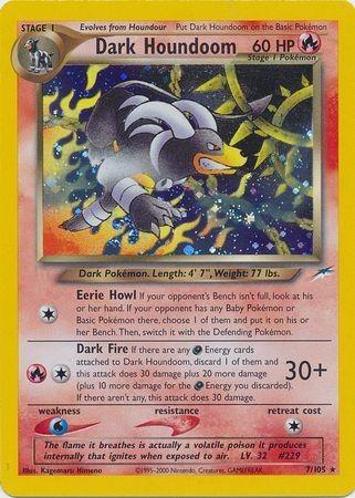 Dark Houndoom  - Unlimited Holofoil Neo Destiny - Holo Rare
