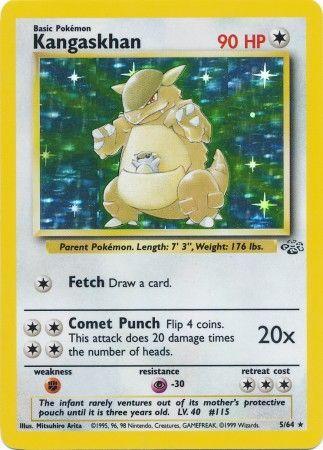 Kangaskhan (5) (5) 005  - Unlimited Holofoil Jungle - Holo Rare