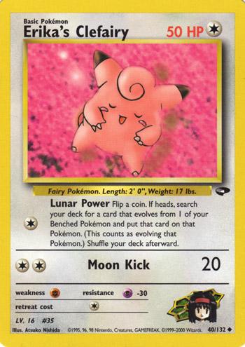 Erika's Clefairy 040  - Unlimited Gym Challenge - Uncommon