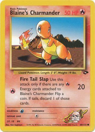 Blaine's Charmander 060  - Unlimited Gym Challenge - Common