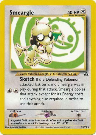 Smeargle (30) (30) 030  - Unlimited Neo Discovery - Rare