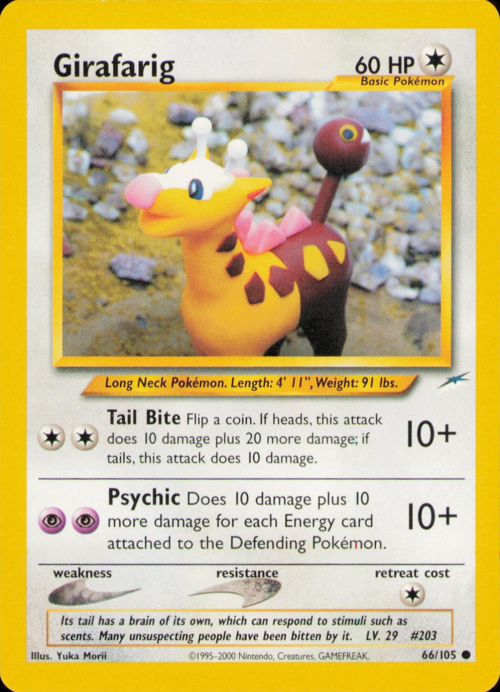 Girafarig 066  - Unlimited Neo Destiny - Common