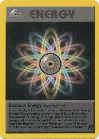 Rainbow Energy (80) (80) 080  - Unlimited Team Rocket - Rare