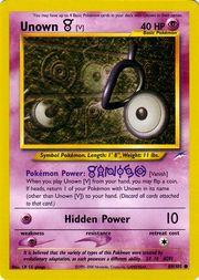 Unown [V] 089  - Unlimited Neo Destiny - Common