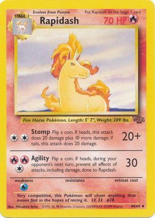 Rapidash 044  - Unlimited Jungle - Uncommon