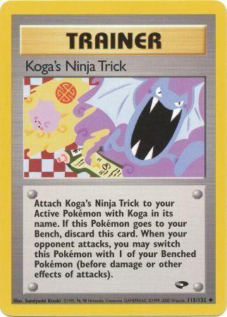 Koga's Ninja Trick 115  - Unlimited Gym Challenge - Uncommon