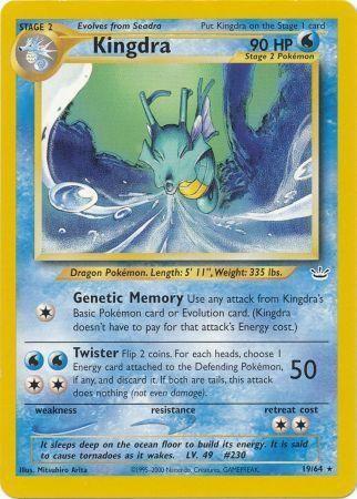 Kingdra 019  - Unlimited Neo Revelation - Rare