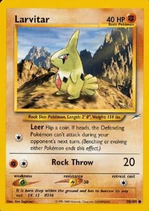 Larvitar 070  - Unlimited Neo Destiny - Common
