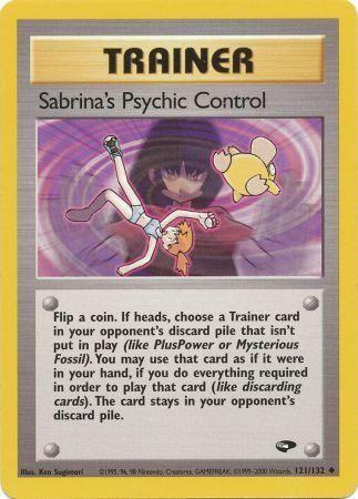 Sabrina's Psychic Control 121  - Unlimited Gym Challenge - Uncommon