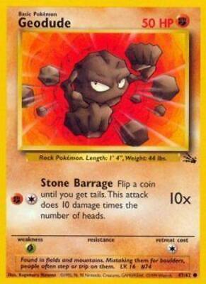 Geodude 047  - Unlimited Fossil - Common