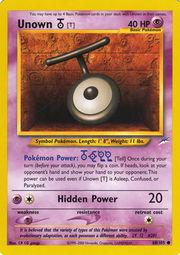 Unown [T] 088  - Unlimited Neo Destiny - Common