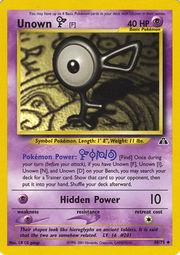 Unown [F] 048  - Unlimited Neo Discovery - Uncommon