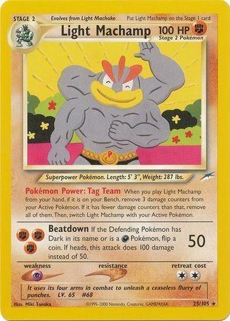 Light Machamp 025  - Unlimited Neo Destiny - Rare