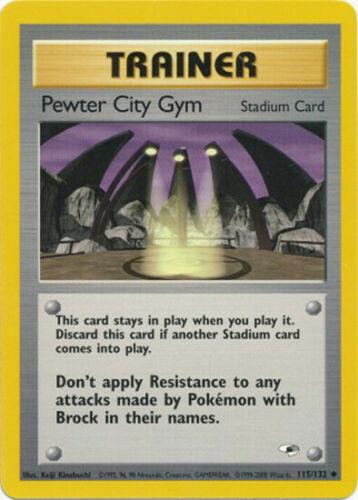 Pewter City Gym 115  - Unlimited Gym Heroes - Uncommon