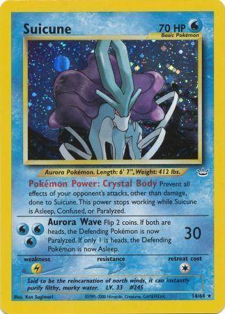 Suicune (14)  - Unlimited Holofoil Neo Revelation - Holo Rare