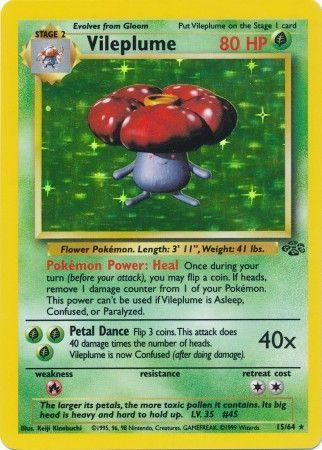 Vileplume (15) (15) 015  - Unlimited Holofoil Jungle - Holo Rare