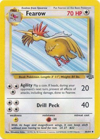 Fearow 036  - Unlimited Jungle - Uncommon