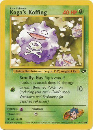 Koga's Koffing (79) (79) 079  - Unlimited Gym Challenge - Common