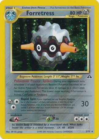 Forretress (2)  - Unlimited Holofoil Neo Discovery - Holo Rare