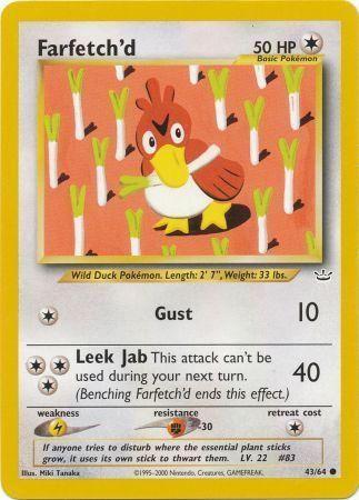 Farfetch'd 043  - Unlimited Neo Revelation - Common