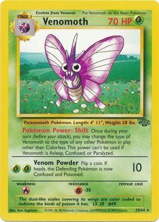 Venomoth (29) (29) 029  - Unlimited Jungle - Rare