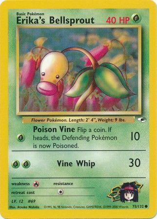 Erika's Bellsprout (75) (75) 075  - Unlimited Gym Heroes - Common