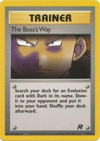 The Boss's Way 073  - Unlimited Team Rocket - Uncommon