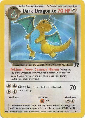 Dark Dragonite (22) (22) 022  - Unlimited Team Rocket - Rare