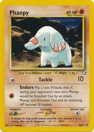 Phanpy 043  - Unlimited Neo Genesis - Uncommon