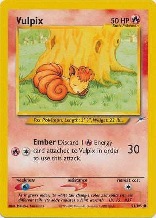 Vulpix 091  - Unlimited Neo Destiny - Common