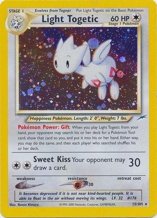Light Togetic  - Unlimited Holofoil Neo Destiny - Holo Rare