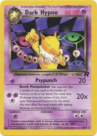 Dark Hypno (26) (26) 026  - Unlimited Team Rocket - Rare