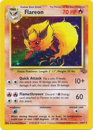 Flareon (3) (3) 003  - Unlimited Holofoil Jungle - Holo Rare