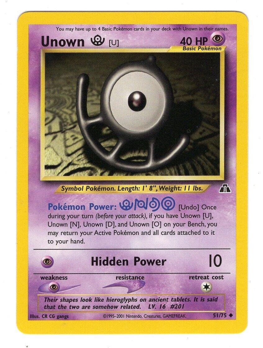 Unown [U] 051  - Unlimited Neo Discovery - Uncommon
