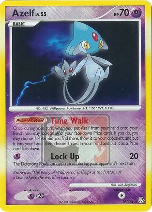 Azelf (League Promo) 019/146  - Reverse Holofoil League & Championship Cards - Promo
